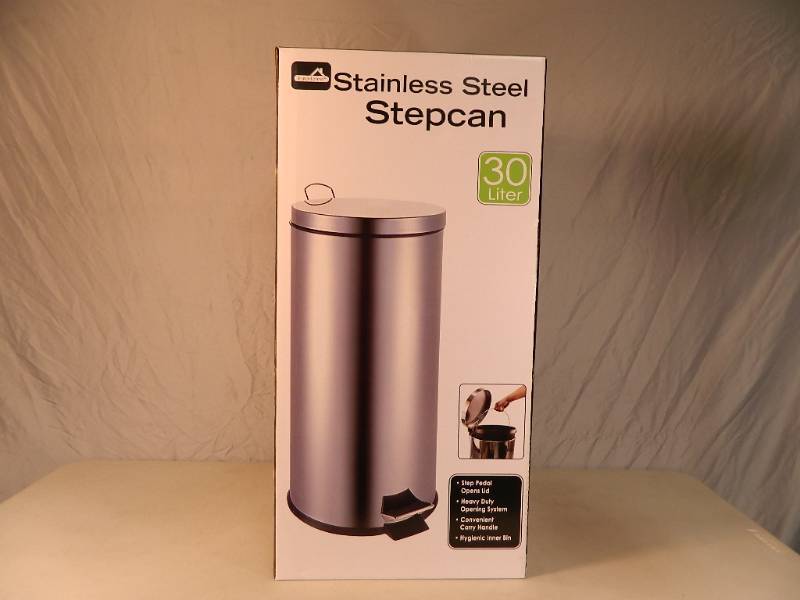 New 30 Liter Stainless Steel Stepcan