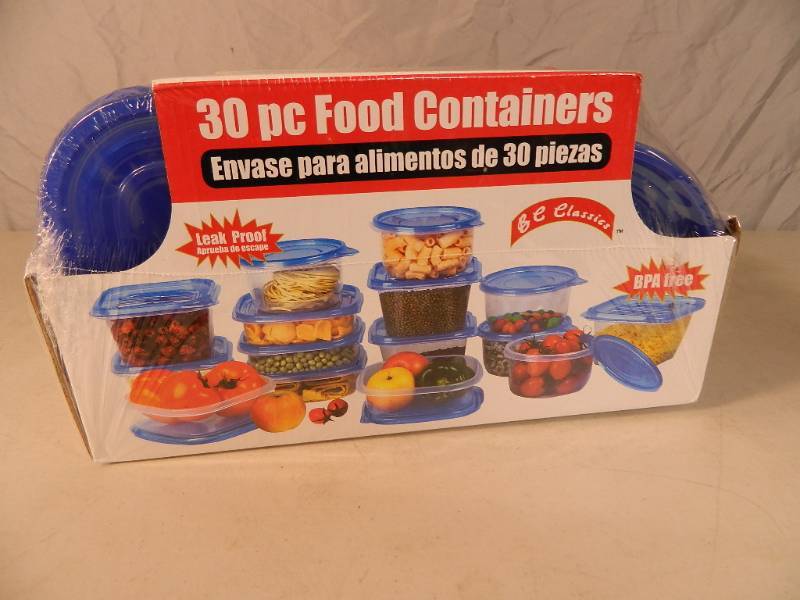 New 30 Piece Food Storage Set