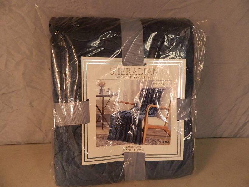 New Sheridan Embossed Flannel Throw