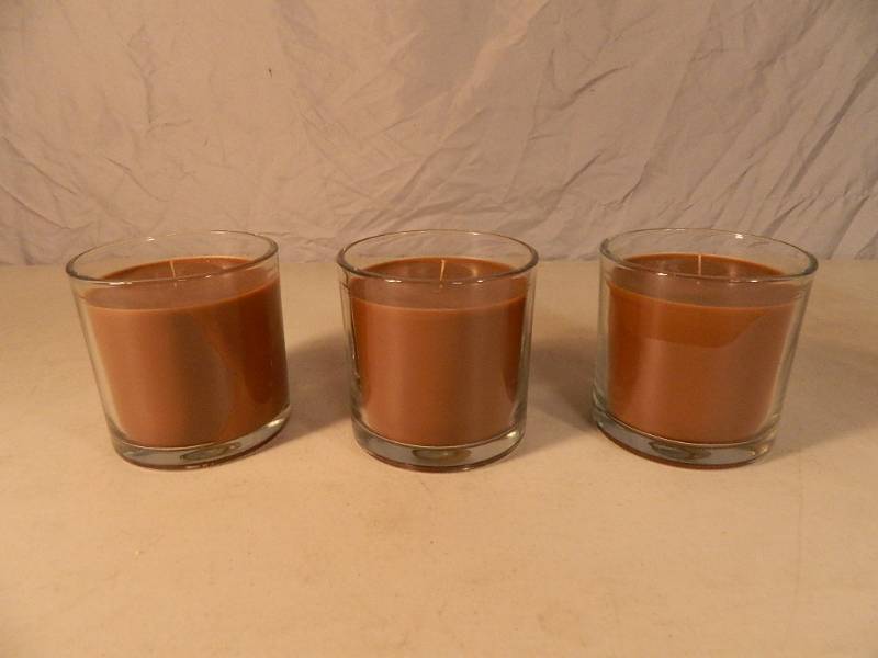 3 New 14 Oz Mahogany Woods Candles