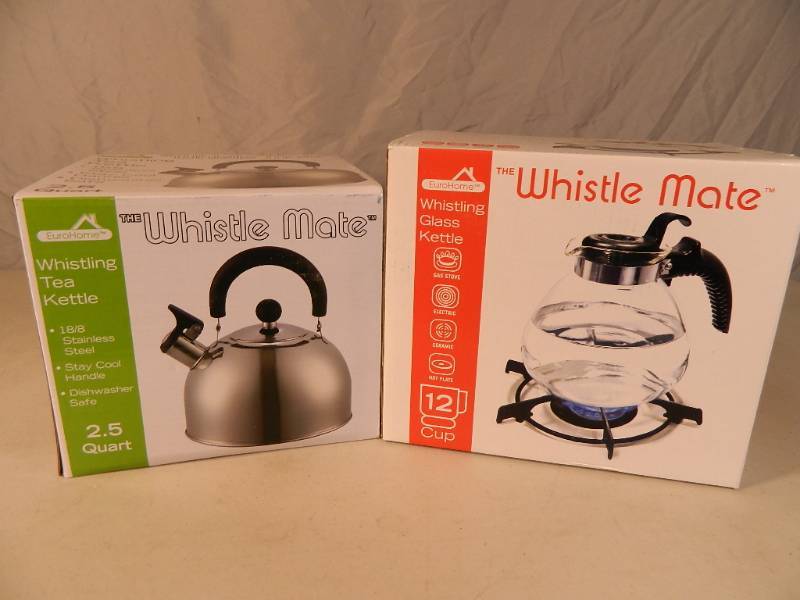 2 New Whistling Kettles
