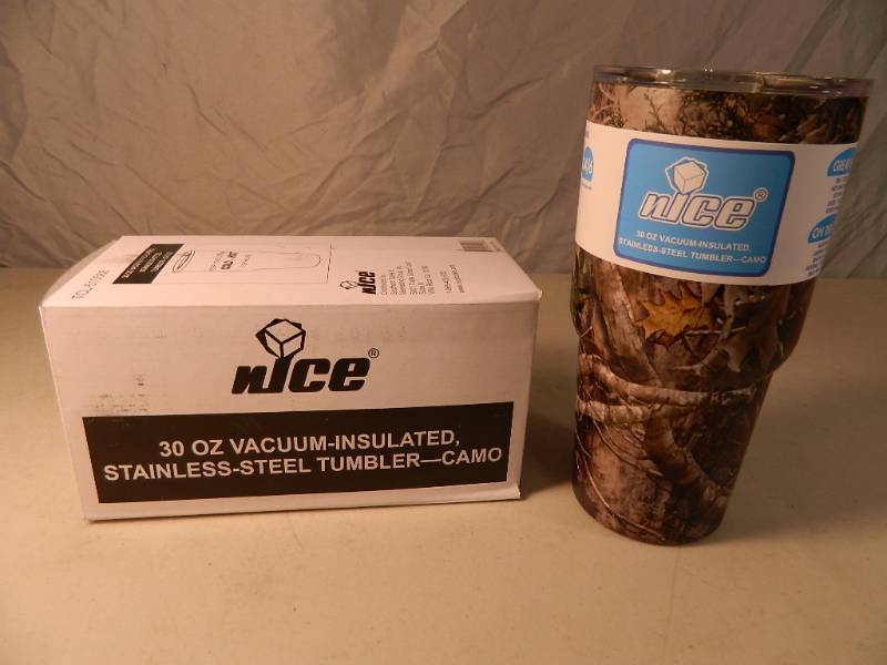 New nICE Camo Stainless Steel Tumbler