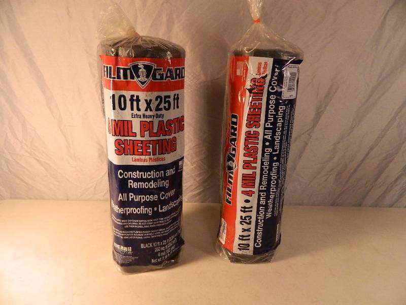 New Plastic Sheeting  Painters Plastic