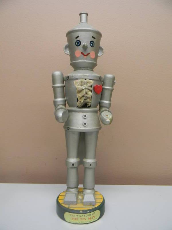 lot 12 image: WIZARD OF OZ NUTCRACKER COLLECTION - TIN MAN APPROX 15 TALL - SEE PICTURES