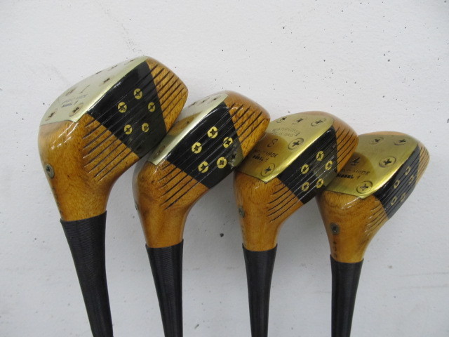 lot 12 image: Set of 4 Vintage Hand Made WINTER-DOBSON Woods