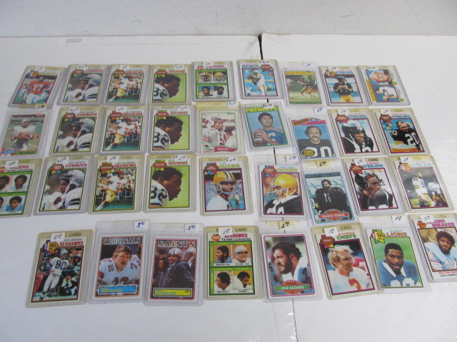 lot 24 image: Lot of Vintage Football Cards in Cases