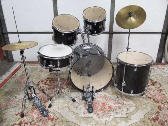 lot 47 image: Nice Complete Stagg Drum Set