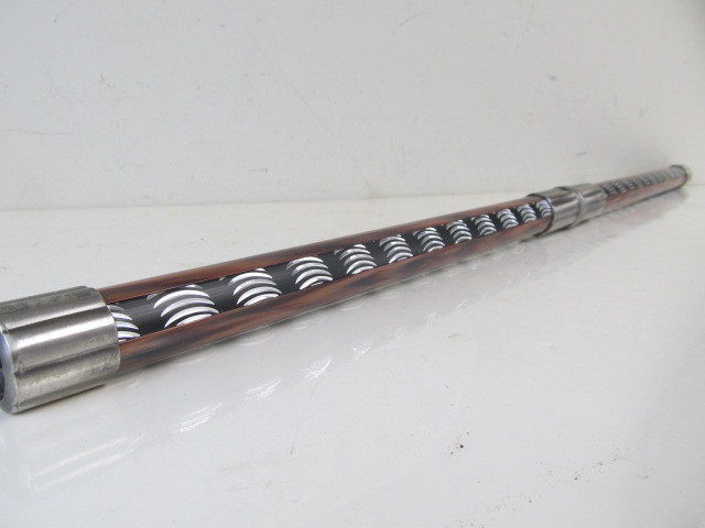 lot 147 image: Quality DOUBLE Metal Walking Stick wSwords