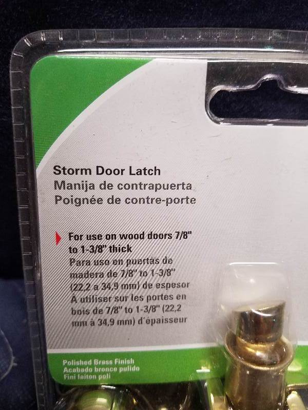 Storm Door Latch