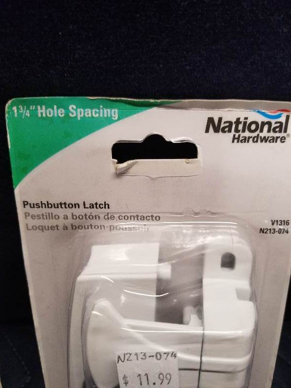 Push Button Latch