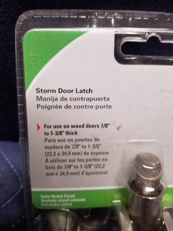 Storm Door Latch