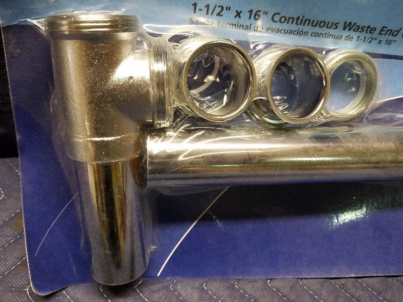1-12 x 16 Continuous Waste End Outlet