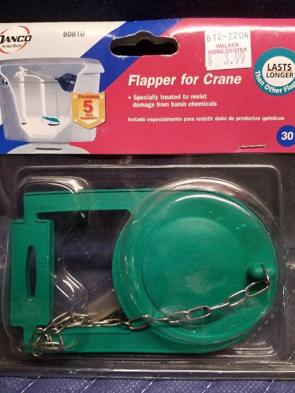 Toilet Repair - Crane Flapper