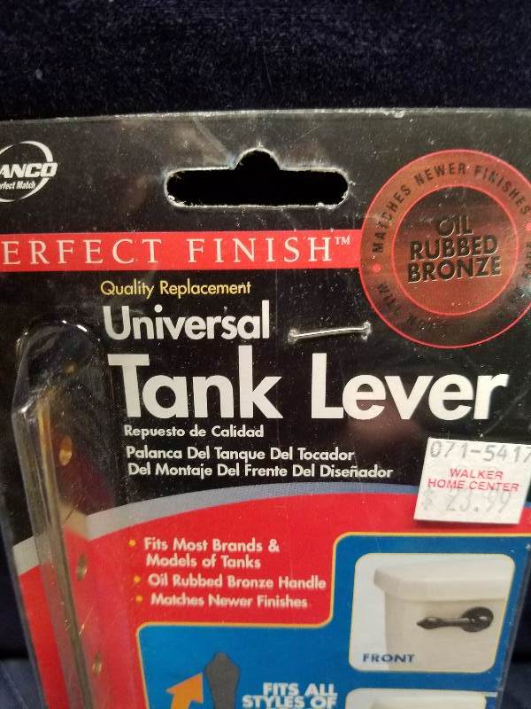 Toilet Repair - Universal Tank Lever
