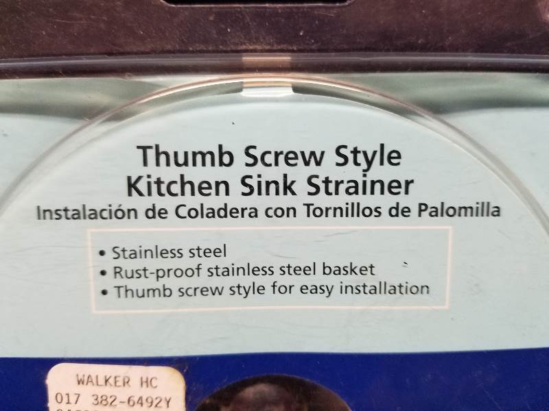Stainless Steel Sink Strainer