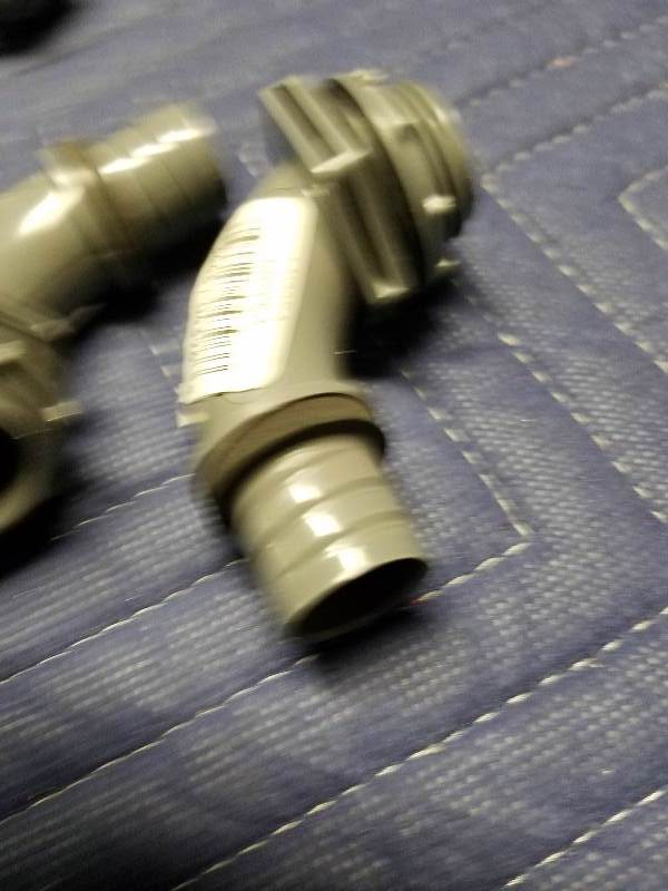 Plumbing - 90 Degree 34 Liquid tight Connector