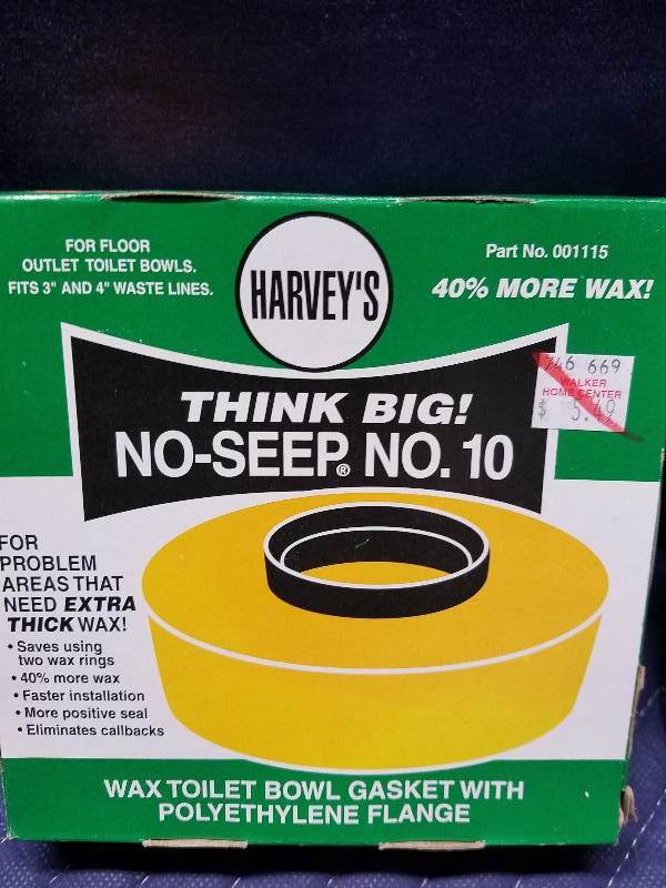 Toilet Repair - Wax Gasket