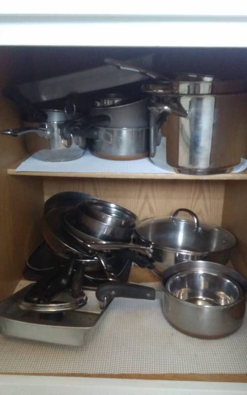 Cupboard Full Of Pots & Pans