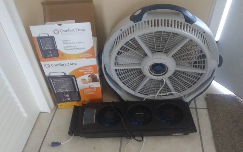 Comfort Zone Heater Wind Machine Fan Window Fan Brooklyn Park