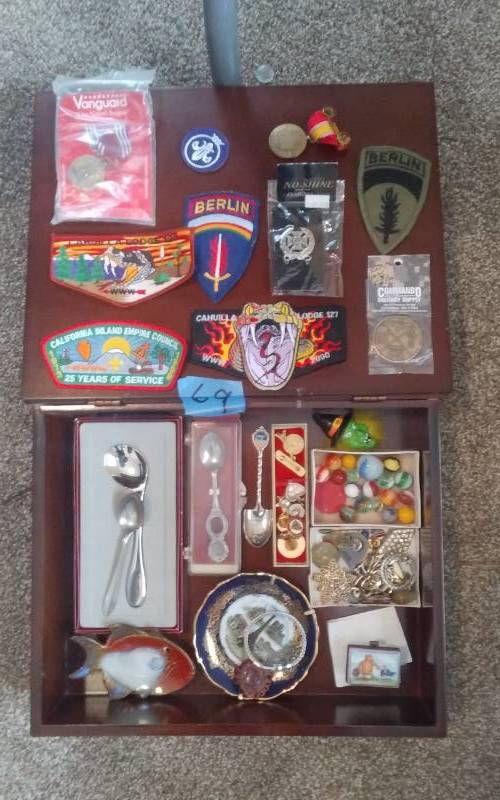 Pins, Patched, Marbles & More