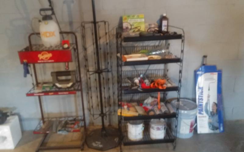 3-Store Displays With Hardware & Painting Supplies