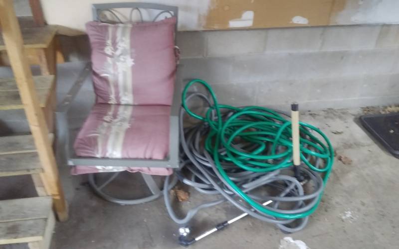 Patio Chair & Garden Hose