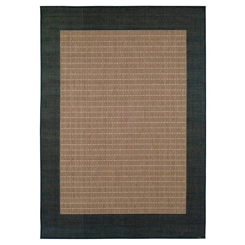 lot 5 image: (2) Checkered Field Cocoa 2 ft. x 4 ft. Area Rug