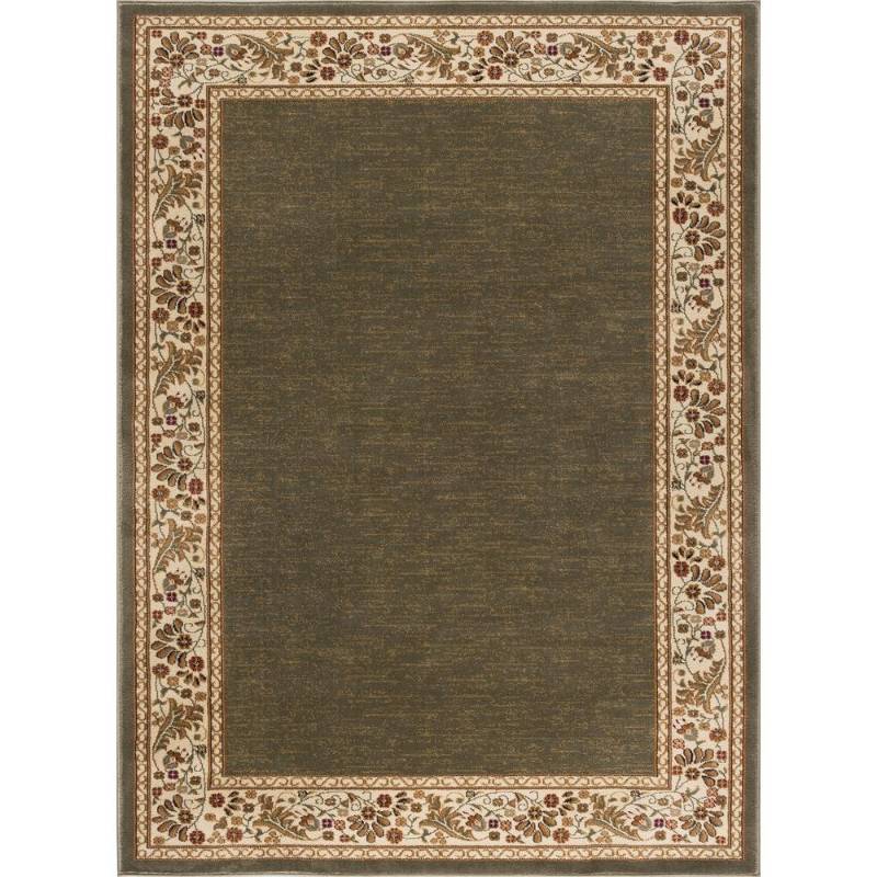 lot 16 image: Tayse Rugs Sensation Green 8 ft. x 10 ft. Traditional Area Rug