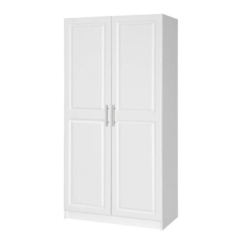 lot 83 image: Select 65 in. H MDF Wardrobe Cabinet in White