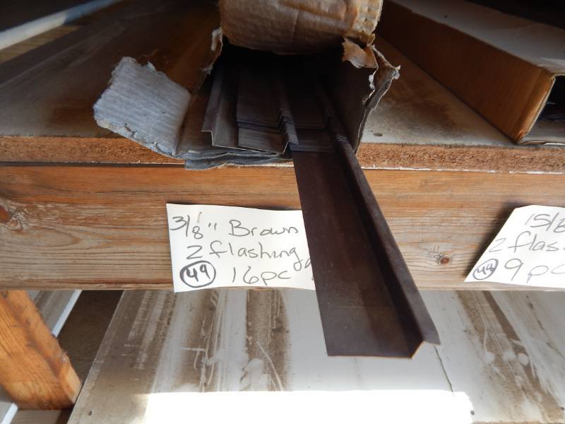 lot 49 image: 38 brown z-flashing