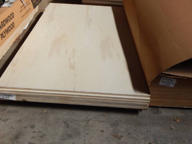 lot 65 image: 4 x 8 x 34 ash plywood