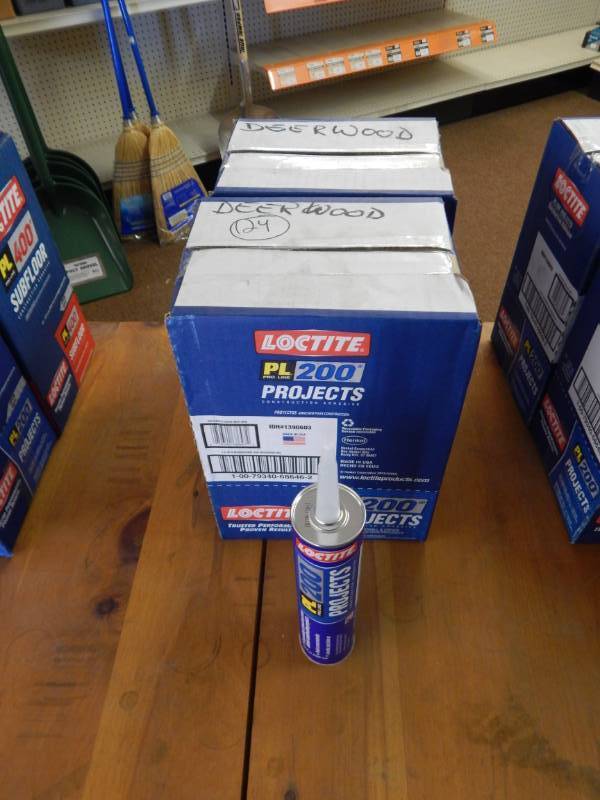 lot 124 image: 2 boxes 10 oz construction adhesive