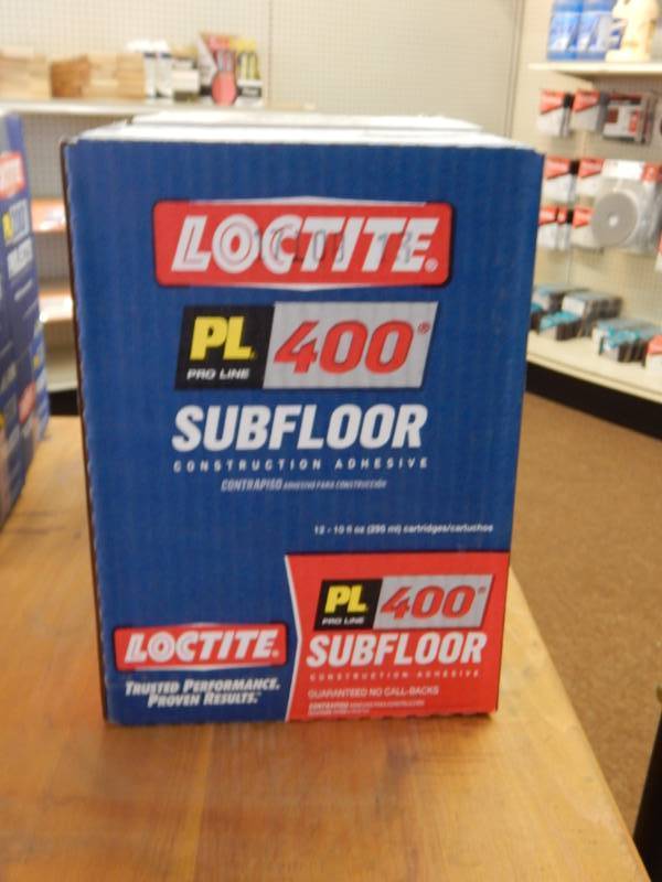lot 126 image: 3 boxes 10 oz subfloor adhesive
