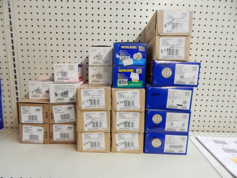 lot 141 image: Schlage locks Bright Brass
