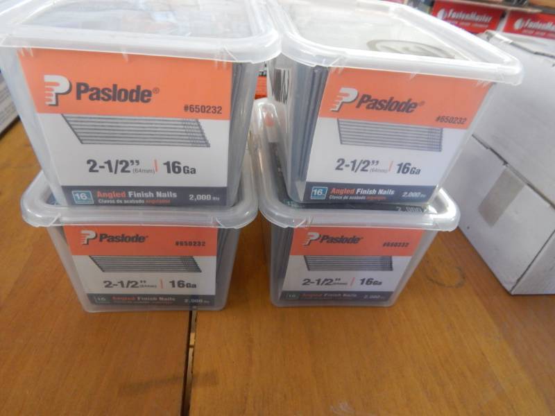 lot 151 image: 4 boxes Paslode Angled Finish Nails
