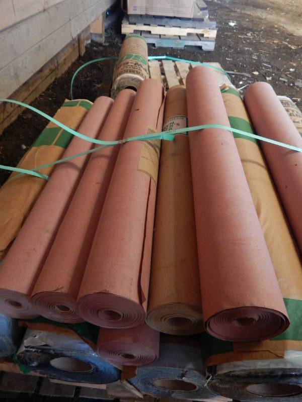 lot 184 image: 7 rolls rosin paper