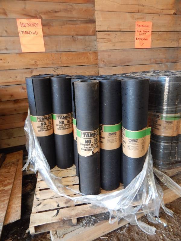 lot 187 image: 15# roof felt