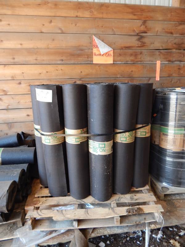lot 188 image: 30# roof felt