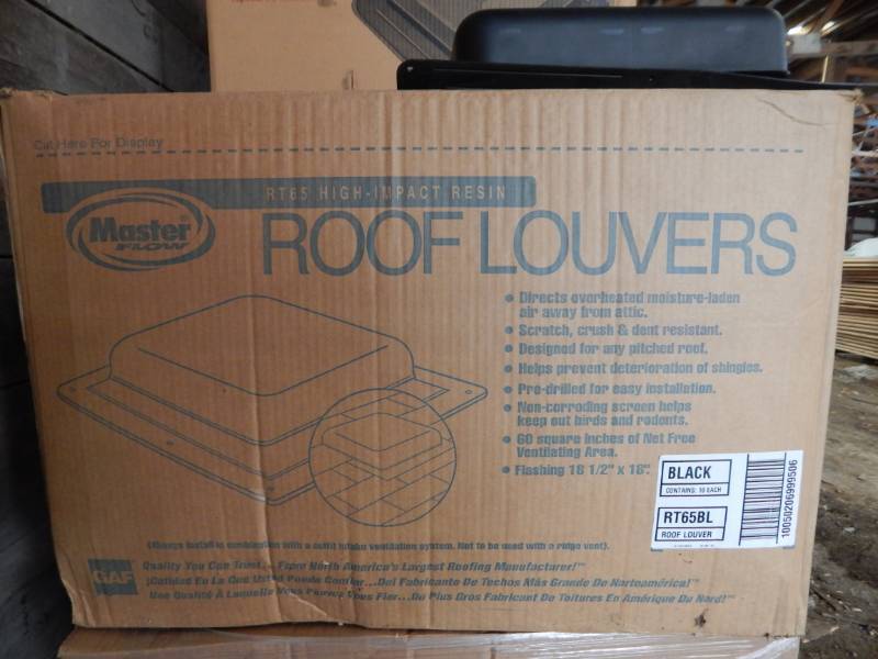 lot 204 image: Roof louvers black