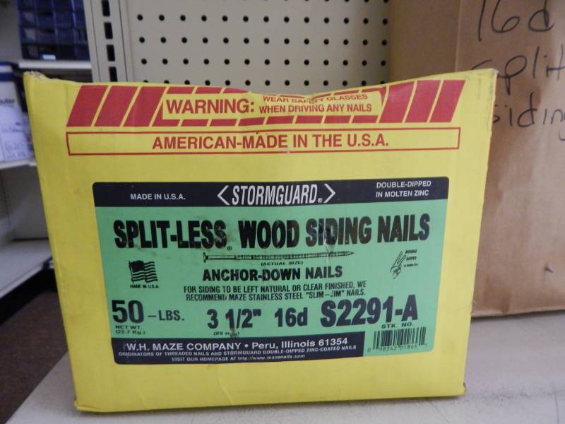 lot 210 image: 16d Splitless Siding Nails