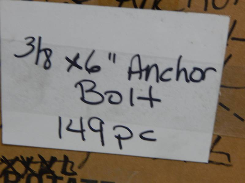 lot 223 image: 38 x 6 anchor bolts