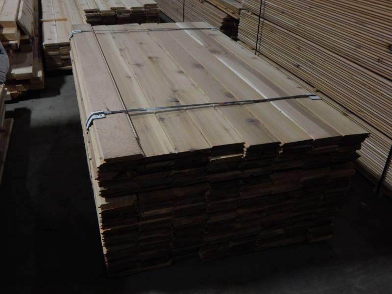 lot 243 image: 1x6 Western Red Cedar Tongue & Groove Paneling