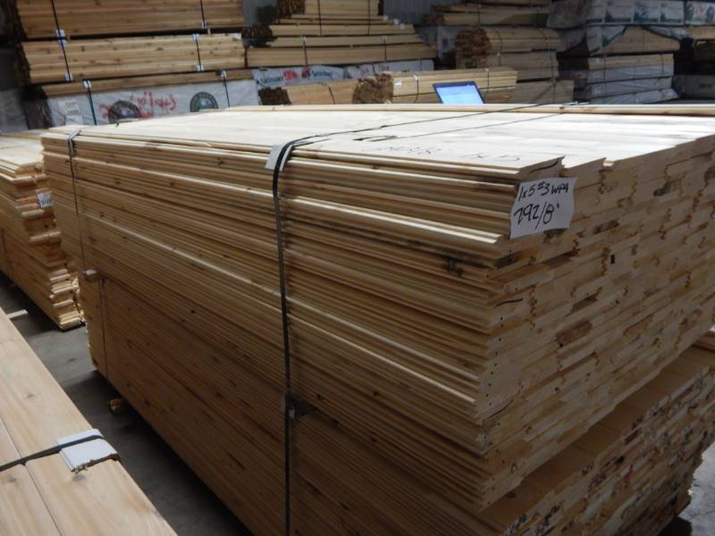 lot 246 image: 1x5 #3 Pine Tongue & Groove Paneling