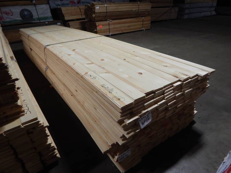 lot 248 image: 1x5 #3 Pine Tongue & Groove Paneling