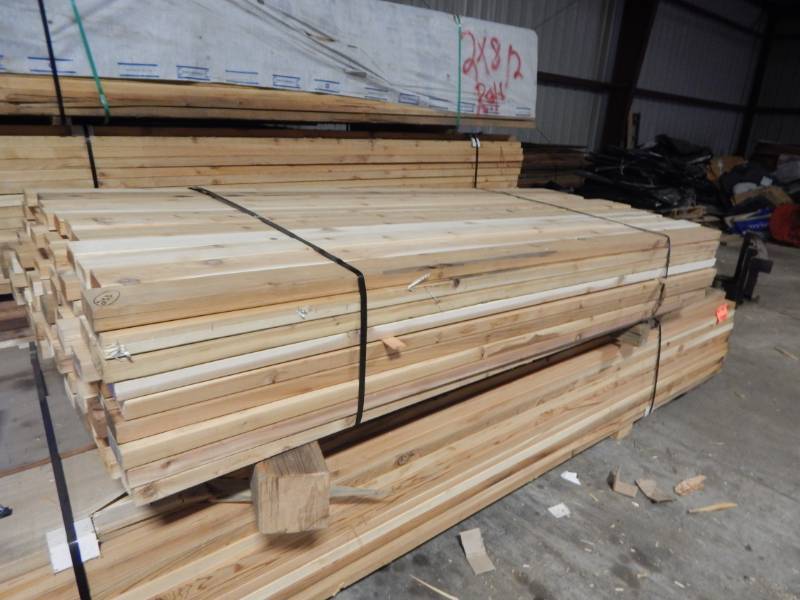 lot 250 image: 2x4 8 western red cedar smooth