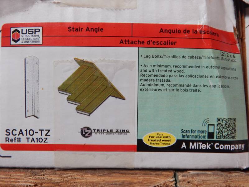 lot 257 image: Metal construction hangers (USPKantsag and Simpson Brands)