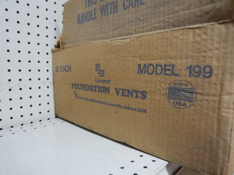 lot 286 image: Gray foundation vents