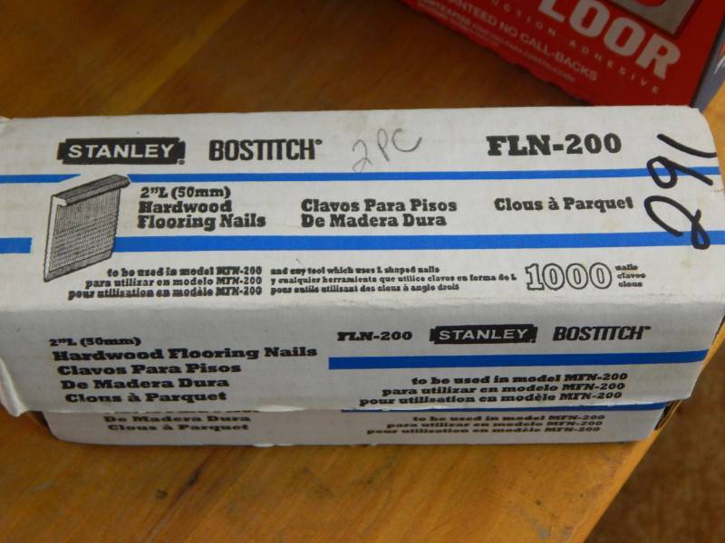 lot 291 image: 2 hardwood flooring nails