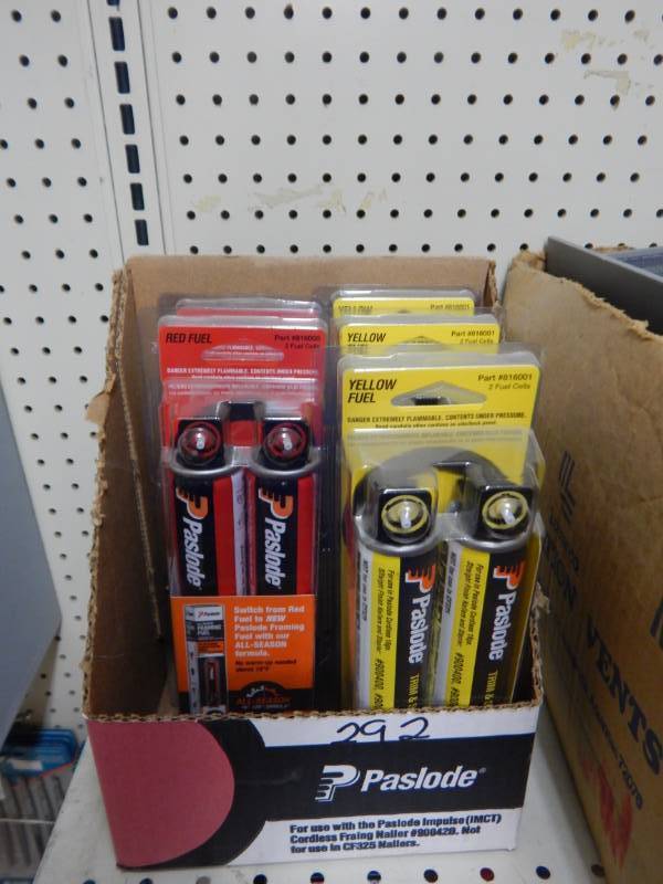 lot 292 image: Paslode fuel cells