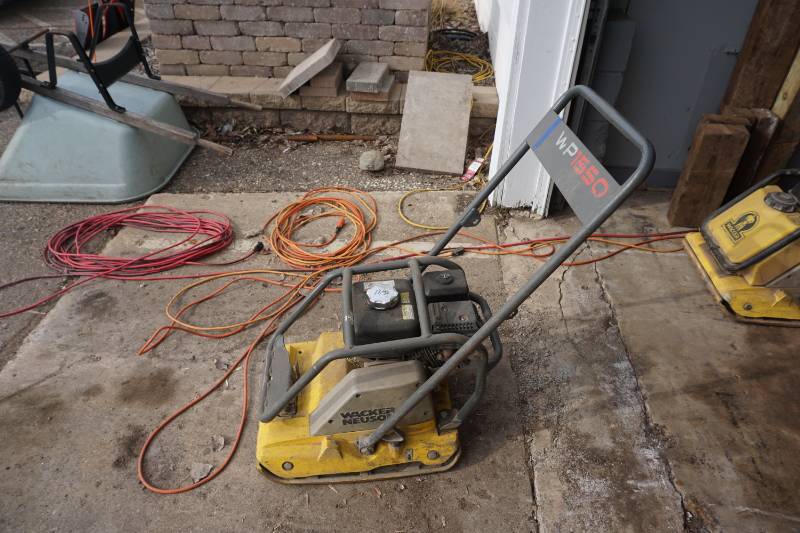 lot 12 image: Wacker Model  WP 1550 Gas Powered Plate Packer